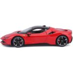 Bburago 1/24 - Ferrari SF90 Stradale - Red Diecast - Image 3
