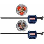 Beyblade X Marvel Collab Multipack Set Iron Man 4-80B and Thanos 4-60P - Image 2