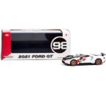 GreenLight 1/43 2021 ford gt #98 *ford gt heritage edition ken miles and lloyd ruby 1966 24 hours of - Image 2