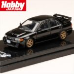 Hobby Japan 1/64 mitsubishi lancer gsr evolution iv cn9a customized version, pyrenees black