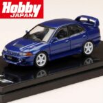 Hobby Japan 1/64 mitsubishi lancer gsr evolution iv cn9a customized version, ijssel blue