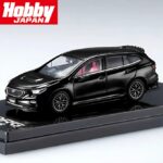 Hobby Japan 1/64 subaru levorg vn-5 sti sport sti performance, crystal black silica
