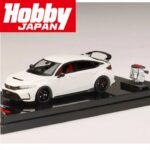 Hobby Japan 1/64 honda civic type r fl5 with engine display model, championship white