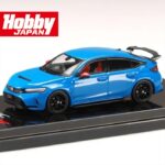 Hobby Japan 1/64 honda civic type r fl5 genuine options, racing blue pearl