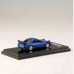 Hobby Japan 1:64 Mazda RX-7 FD3S Spirit-R Type in Innocent Blue Mica with Engine Display Model - Image 2
