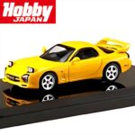 Hobby Japan 1/64 mazda efini rx-7 fd3s a-spec, sunbrust yellow