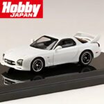 Hobby Japan 1/64 efini rx-7 fd3s a-spec gt wing mazda speed closed headlights, pure white