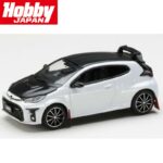 Hobby Japan 1/64 toyota grmn yaris rally package with gr parts, platinum white pearl mica