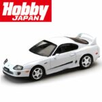 Hobby Japan 1/64 toyota supra rz jza80 genuine customized active spoiler parts, super White