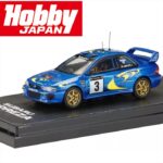 Hobby Japan 1/64 1997 subaru impreza wrc #3 rac rally blue/yellow