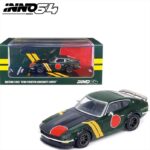 Inno Models 1/64 datsun 240z zero fighter aircraft livery, green/black/red/yellow