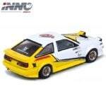 Inno Models 1/64 toyota sprinter trueno ae86 *brunei diecast kustom show 2024*, yellow/white - Image 2