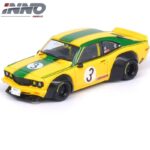 Inno Models 1/64 lbwk mazda rx3 savanna, yellow/green