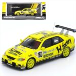 Inno Models 1/64 2002 toyota altezza #163 *h factory* super taikyu, yellow/black