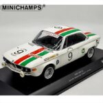 Minichamps 1/18 1971 bmw 2800 cs castrol bmw #9 moorkens/haxhe 24h spa francorchamps, white