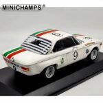 Minichamps 1/18 1971 bmw 2800 cs castrol bmw #9 moorkens/haxhe 24h spa francorchamps, white - Image 2