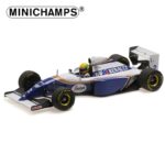 Minichamps 1/18 1994 williams renault fw16 ayron senna san marino gp 1994, dirty version, white/blue