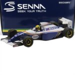 Minichamps 1/18 1994 williams renault fw16 ayron senna san marino gp 1994, dirty version, white/blue - Image 2
