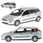 Minichamps #167 1/43 ford focus 5-door, silver