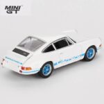 Mini GT 1/64 1974 porsche 911 901 carrera rs 2.7 grand prix white with blue livery - Image 3