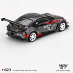 Mini GT 1/64 2024 toyota gr86 hks turbocharged larry chen`s, black/red - Image 2