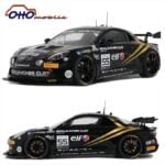OTTOMOBILE 1/18 ALPINE A110 GT4 EVO BLACK P. HUTEAU/ L. HURGON GT4 EUROPEAN SERIES