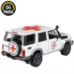 PARA64 1/64 2014 toyota land cruiser lc76 red cross, white/red left hand drive - Image 2