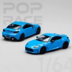 Pop Race Toyota GR 86 - Neptune Blue 1:64 Scale Diecast Car PR640012