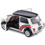 Solido 1/18 1998 mini cooper sport *martini*, white/red/blue - Image 3