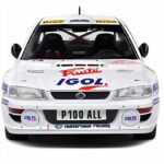 Solido 1/18 1999 subaru impreza 22b #17 panizzi/panizzi, rally monte carlo, white - Image 2
