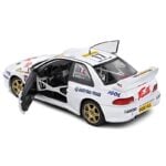 Solido 1/18 1999 subaru impreza 22b #17 panizzi/panizzi, rally monte carlo, white - Image 4