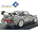 Solido 1/18 2022 porsche 911 964 rwb bodykit  #13 *the zebra*, white/black - Image 2