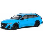 Solido 1/43 2021 audi rs6 avant abt, blue
