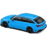 Solido 1/43 2021 audi rs6 avant abt, blue - Image 2
