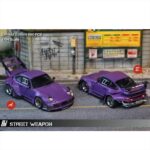 Street Weapon 1/64 rwb 993, matte purple
