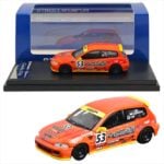 Street Weapon 1/64 honda civic eg6 #53 *zerofighter*, orange