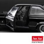 SunStar 1/18 1976 ford escort mkii rs mexico, black - Image 3
