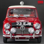 SunStar 1/12 1964 morris mini cooper s winner monte carlo rally #37, red/white - Image 3