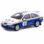 Tarmac 1/64 1989 ford sierra rs cosworth #16 saeed al-hajri/steve bond rally of new zealand, white/b