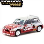 Tarmac 1/64 1987 renault 5 maxi turbo #35 giovanni rossi european hill climb championship, red/white