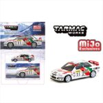 Tarmac 1/64 mitsubishi lancer gsr evolution ii 1995 rally monte-carlo, #11 t.makinen/s.harjanne, var