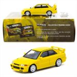 Tarmac 1/64 mitsubishi lancer gsr evolution iii, yellow