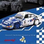1/64 1993 Porsche 911 964 #8 Rs Mobil1 Carrera Cup, blue/white - Sparky - TinyYO64011