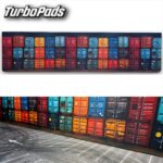 TurboPads containers wall background