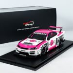 Top Speed 1/18 2023 nissan silvia s15 lb-super silhoutte auto finesse sema, pink/white
