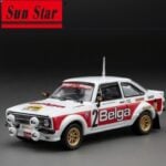SunStar 1/43 1979 ford escort rs1800 #2 h. mikkola/ a. hertz rally du condroz, white/red