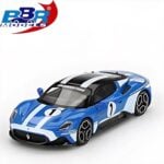BBR 1/64 2023 maserati mc20 #1 performance experience, blue/white