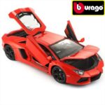 Bburago 1/18 2011 lamborghini aventador lp700-4, orange - Image 2