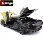 Bburago 1/18 2020 lamborghini sian fkp 37 #63 *yellow fade color, yellow/black - Image 2