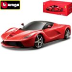 Bburago 2014 laferrari *deluxe signature series*, red, scale:1/18
